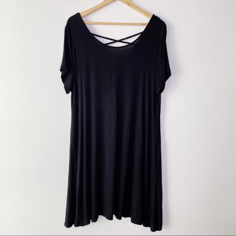 Mossimo Black Midi Dress Size XXL